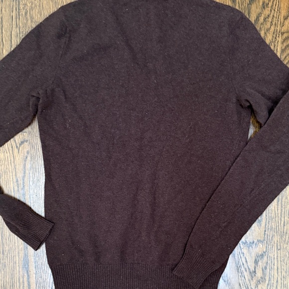 Ralph Lauren Dark Brown V-Neck Sweater - Picture 7 of 7